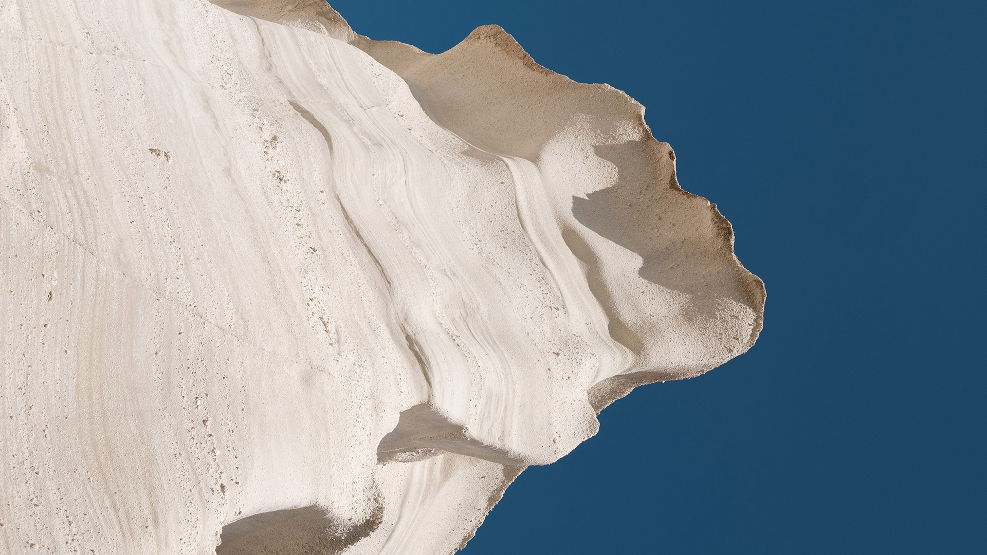 milos island moon landscape